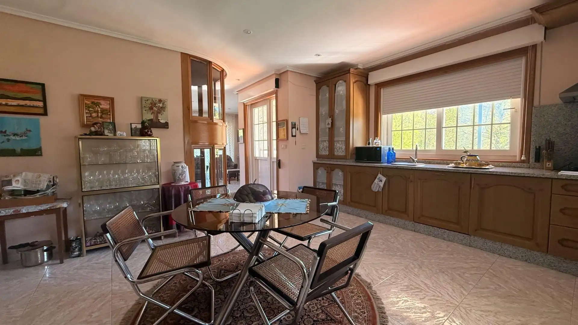 Comedor de Casa o chalet en venta en Leiro con Jardín privado, Terraza y Trastero