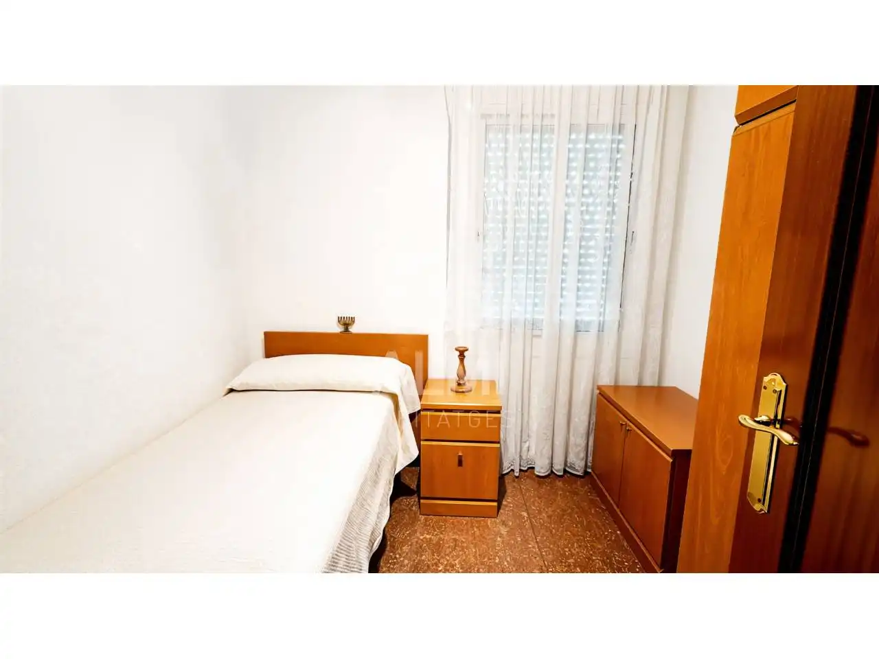 Bedroom of Flat for rent in Barcelona  with Air Conditioner, Heating and Balcony