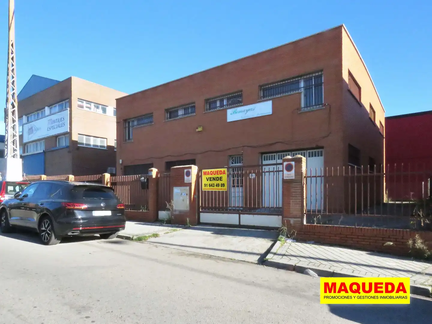Exterior view of Industrial buildings for sale in Leganés  with Heating and Alarm