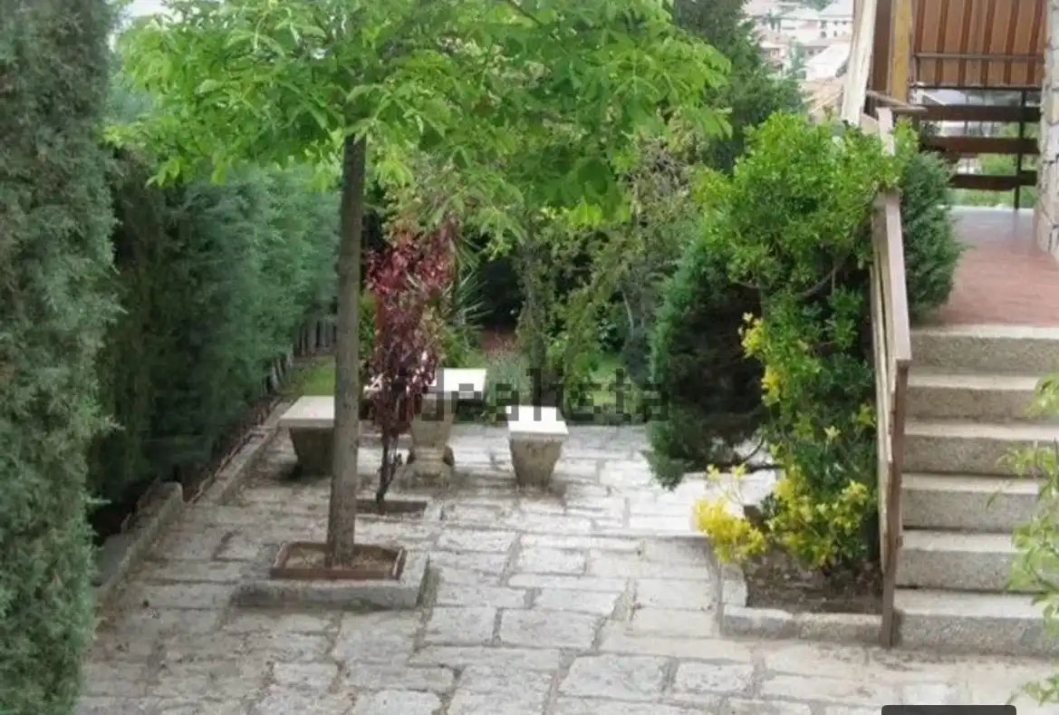 Terrassa de Casa o xalet en venda en Collado Mediano amb Jardí privat, Terrassa i Traster