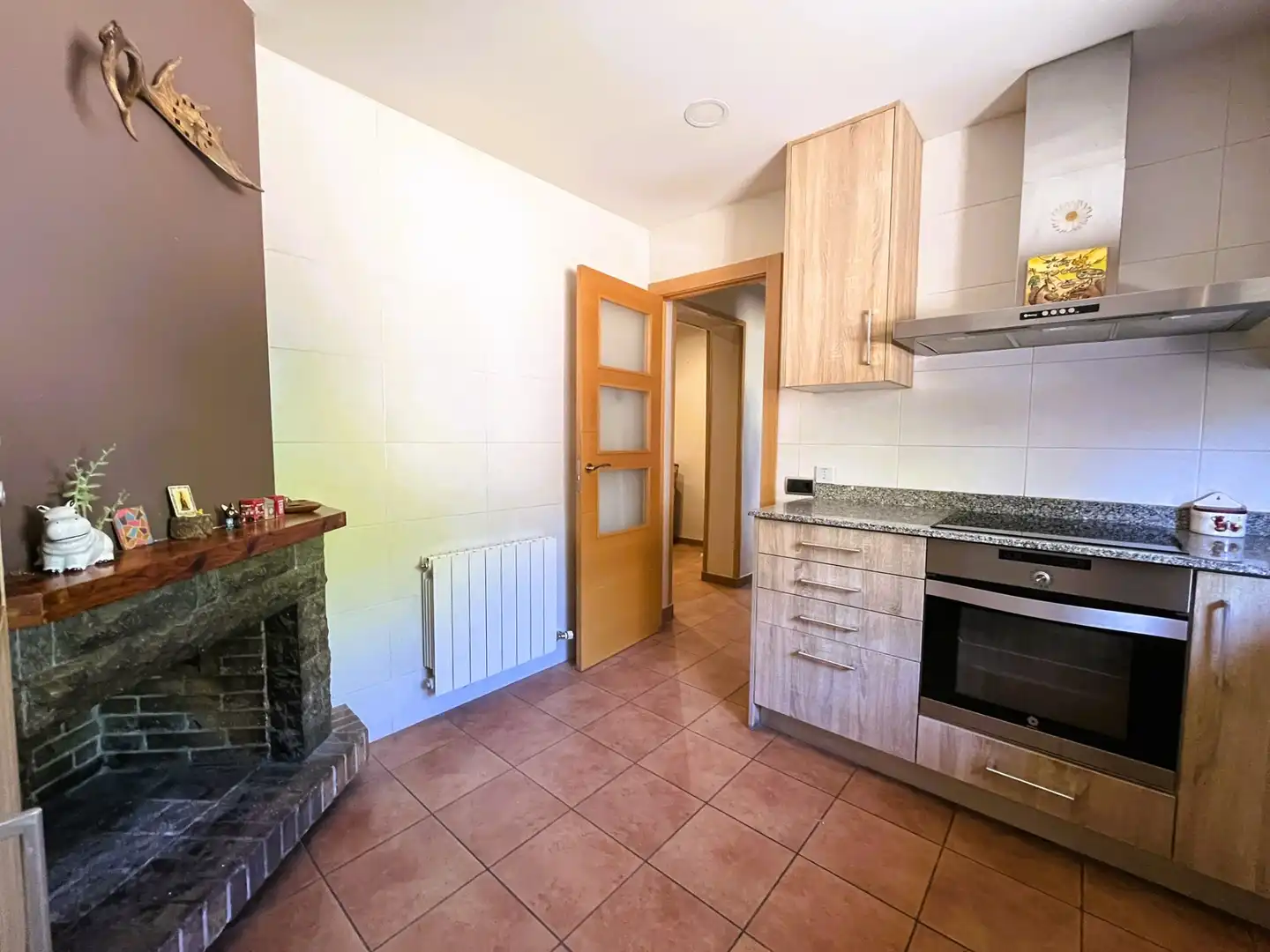 Cocina de Casa o chalet en venta en Palau-solità i Plegamans con Aire acondicionado, Calefacción y Jardín privado