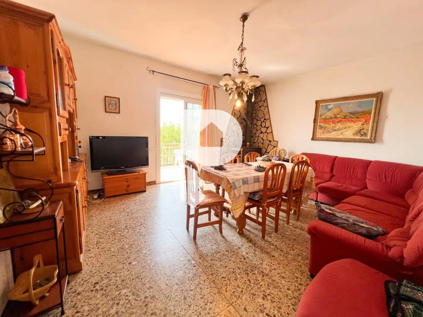Living room of Houses for sale in Cervelló  with Heating, Private garden and Terrace