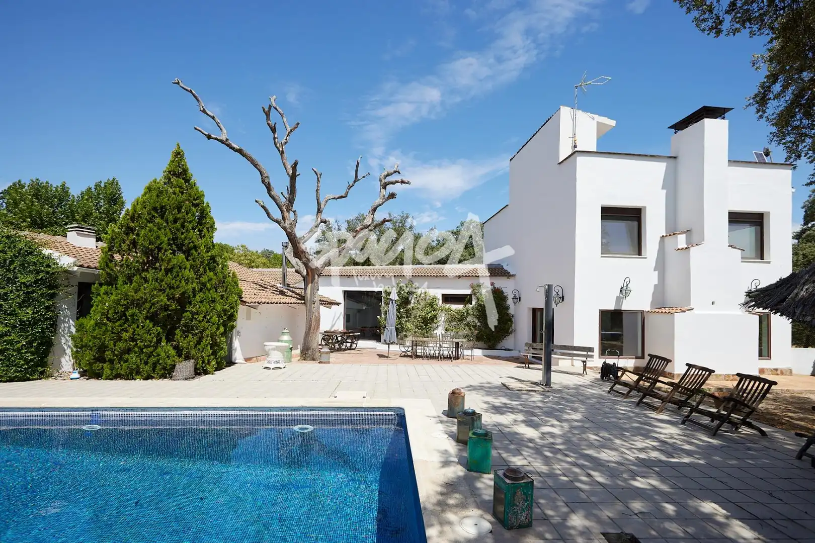 Garden of Houses for rent in Villanueva de la Cañada  with Air Conditioner, Heating and Private garden