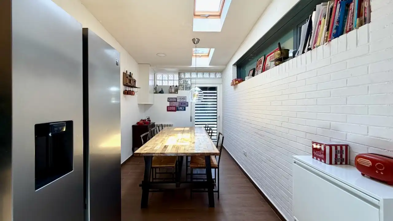 Comedor de Casa o chalet en venta en Paracuellos de Jarama con Aire acondicionado, Calefacción y Jardín privado