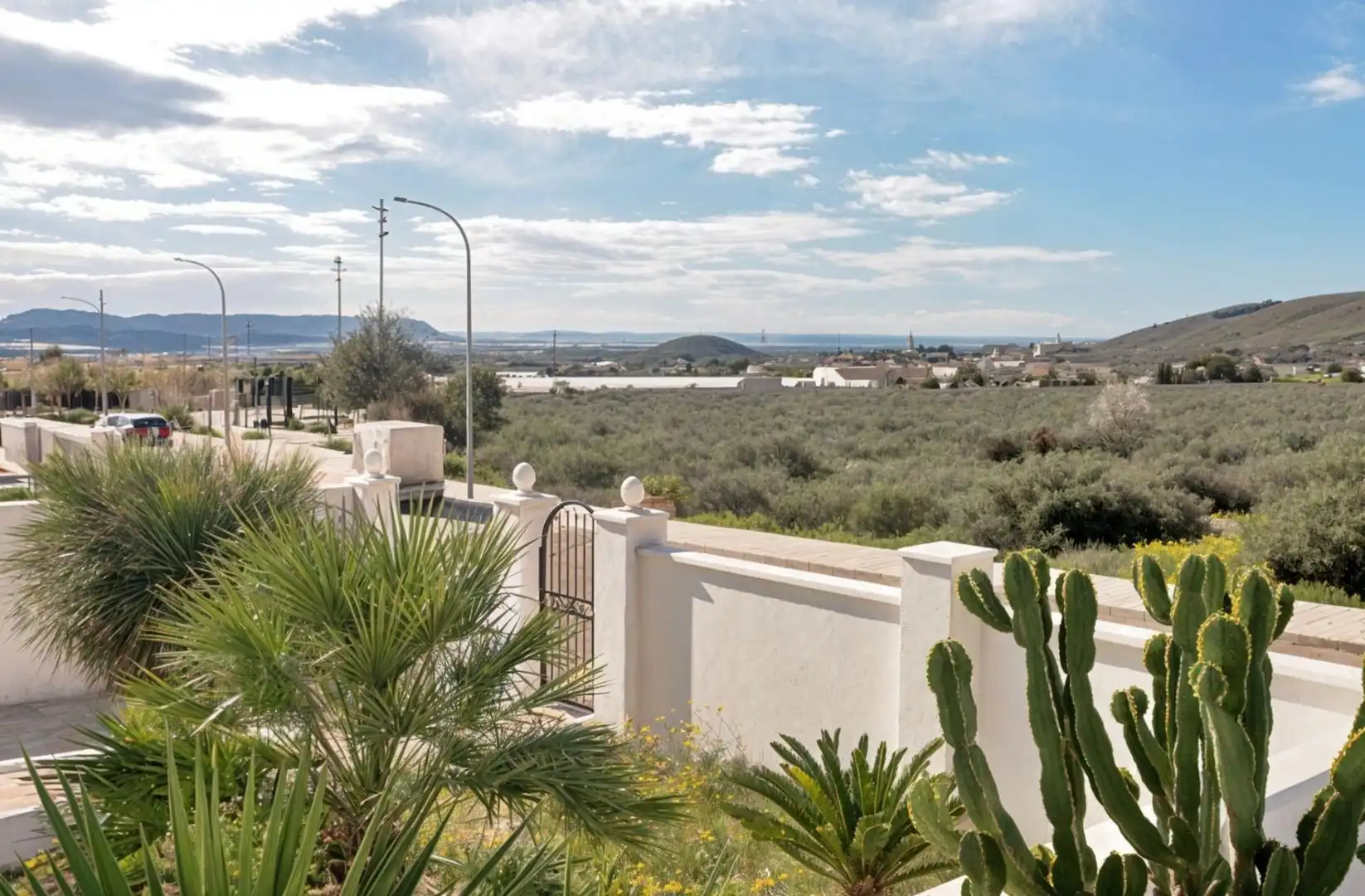 Vista exterior de Casa adosada en venta en Níjar con Aire acondicionado, Calefacción y Jardín privado