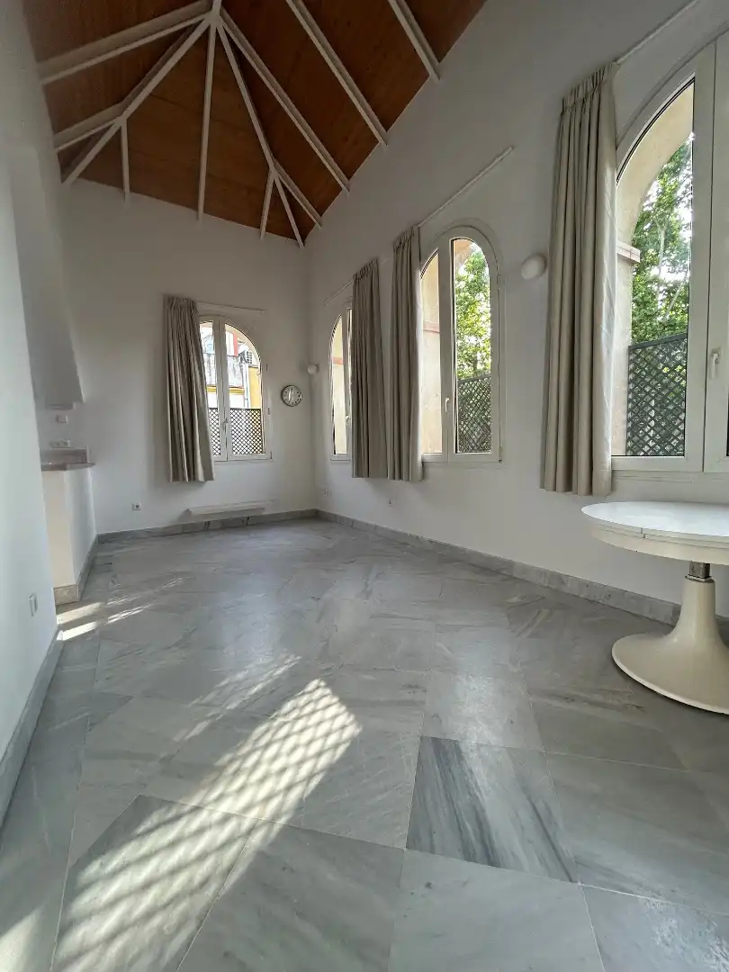Sala d'estar de Loft de lloguer en Sevilla amb Aire condicionat, Calefacció i Terrassa