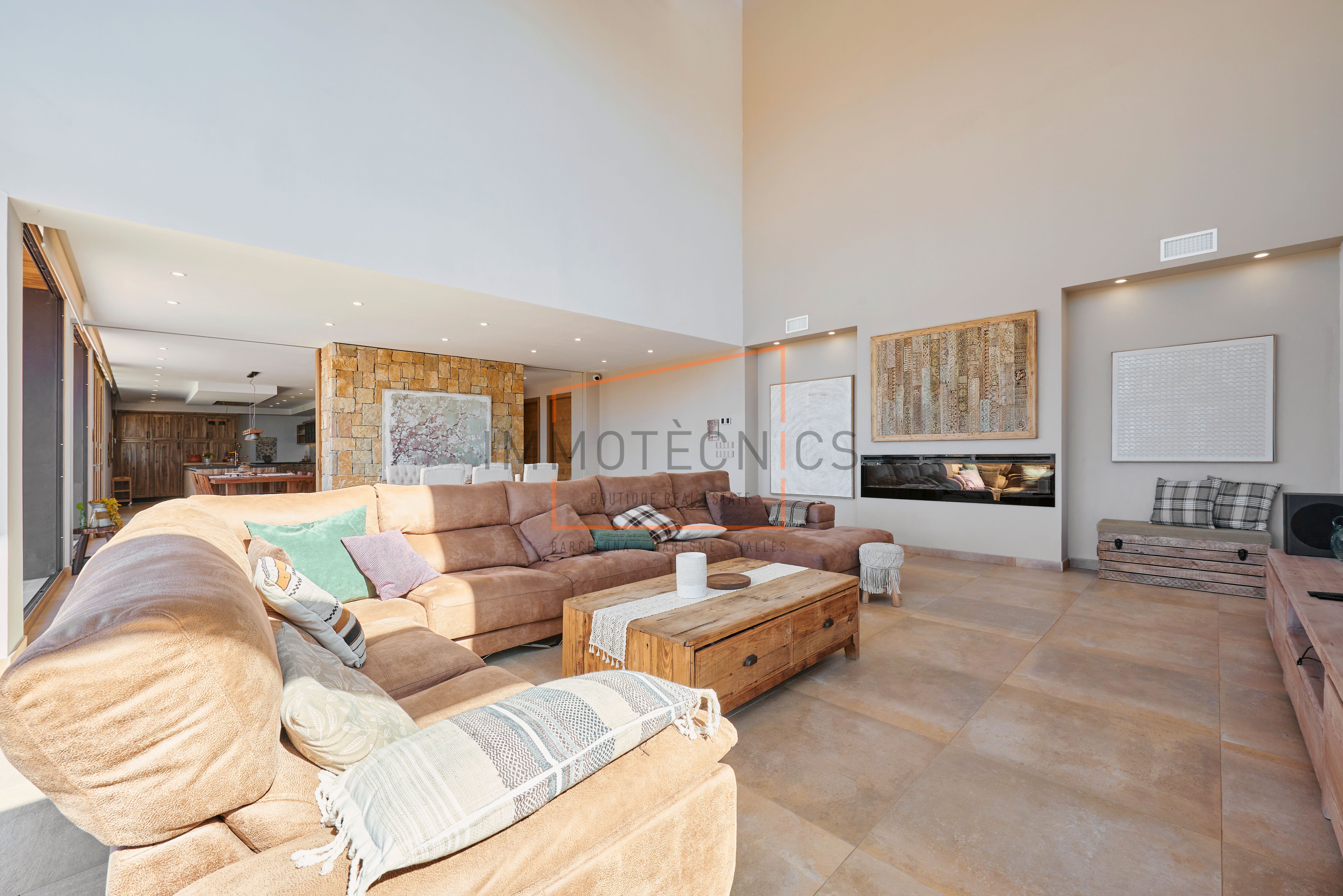 Living room of House or chalet for sale in Santa Eulàlia de Ronçana  with Air Conditioner, Heating and Private garden