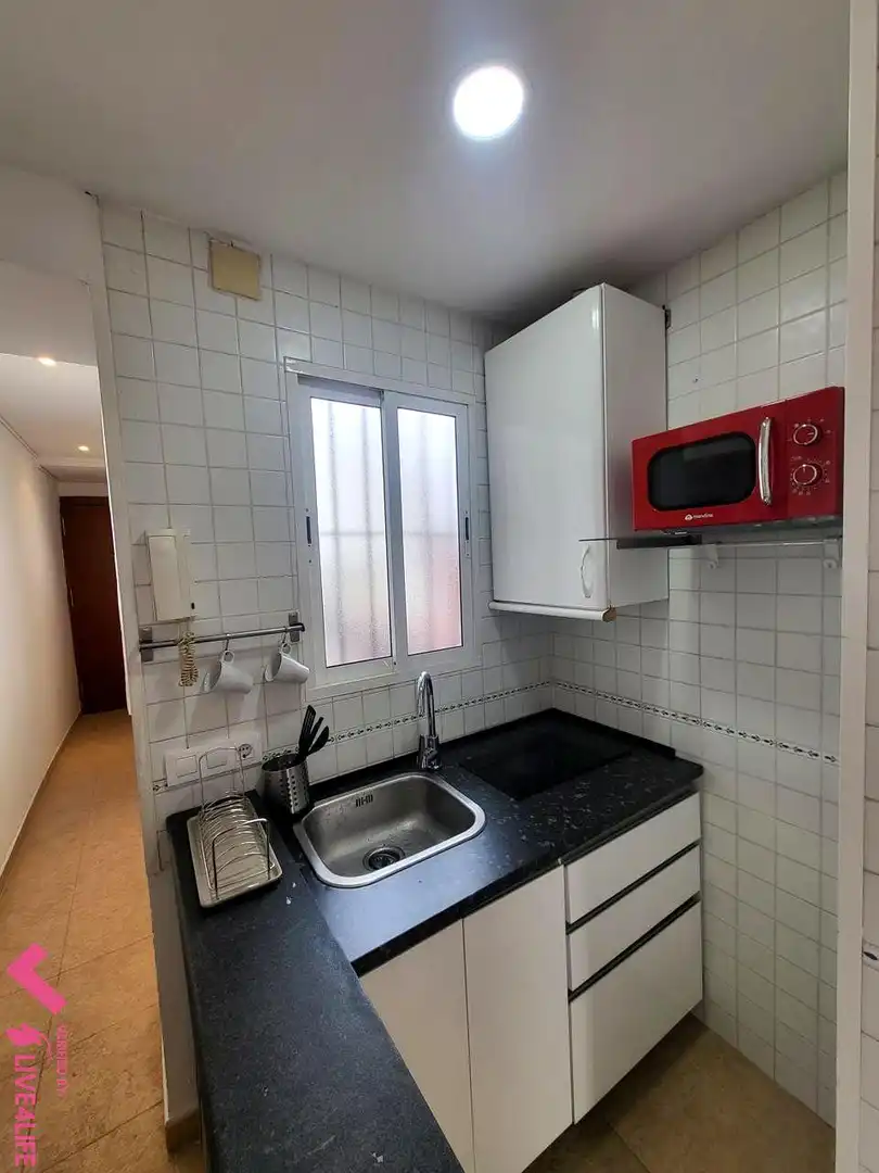 Kitchen of Attic for rent in Sevilla  with Air Conditioner, Terrace and Furnished