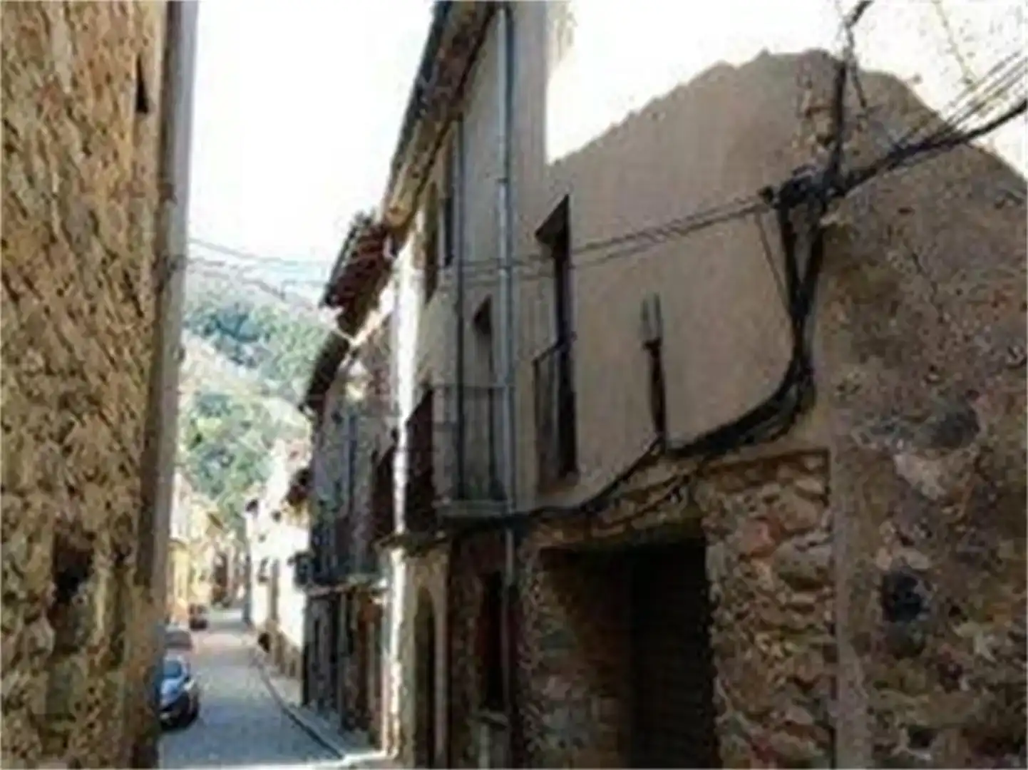 Vista exterior de Finca rústica en venda en Osor amb Parquet, Moblat i Balcó