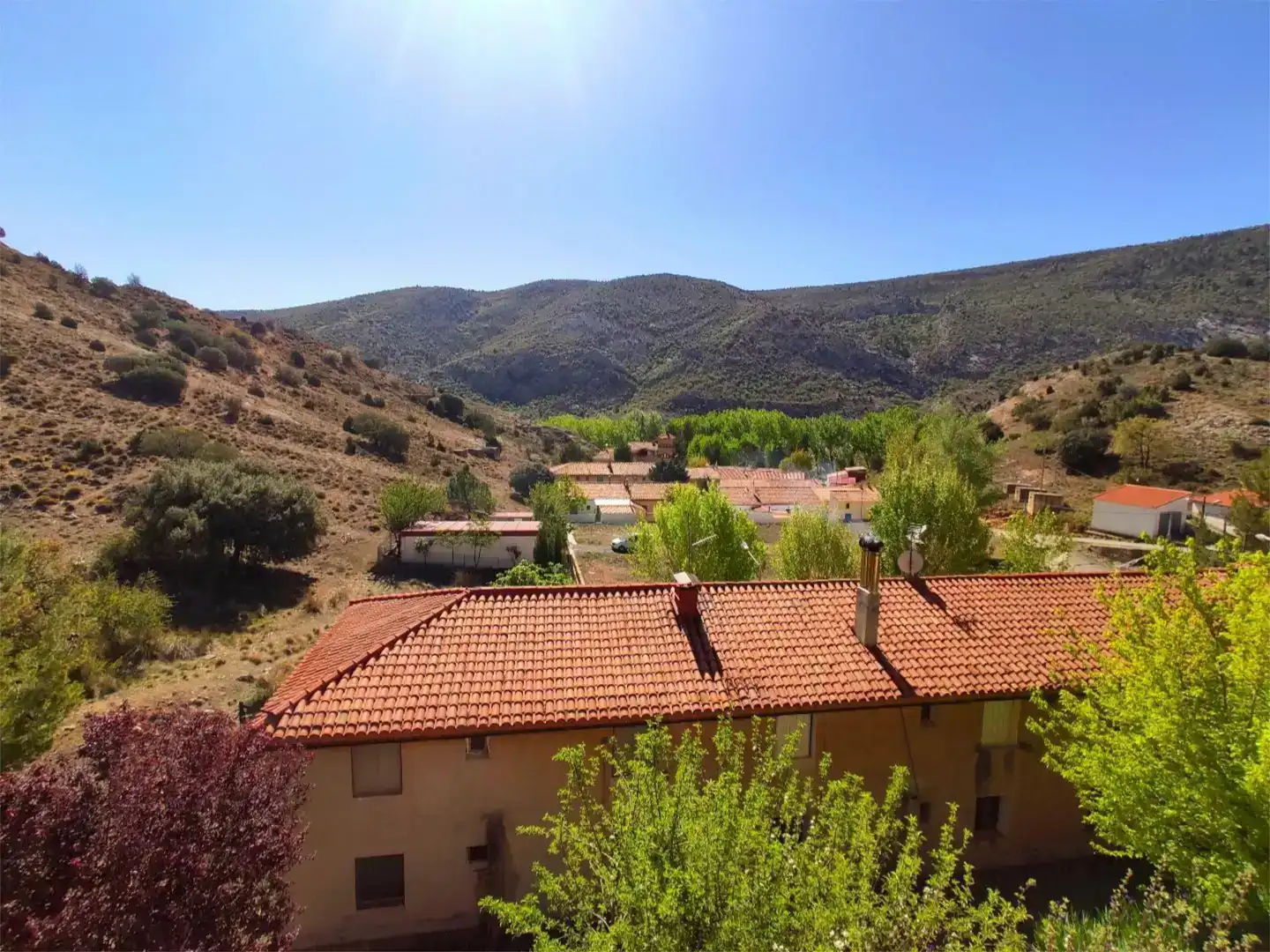 Vista exterior de Piso en venta en Aliaga con Parquet, Amueblado y Balcón