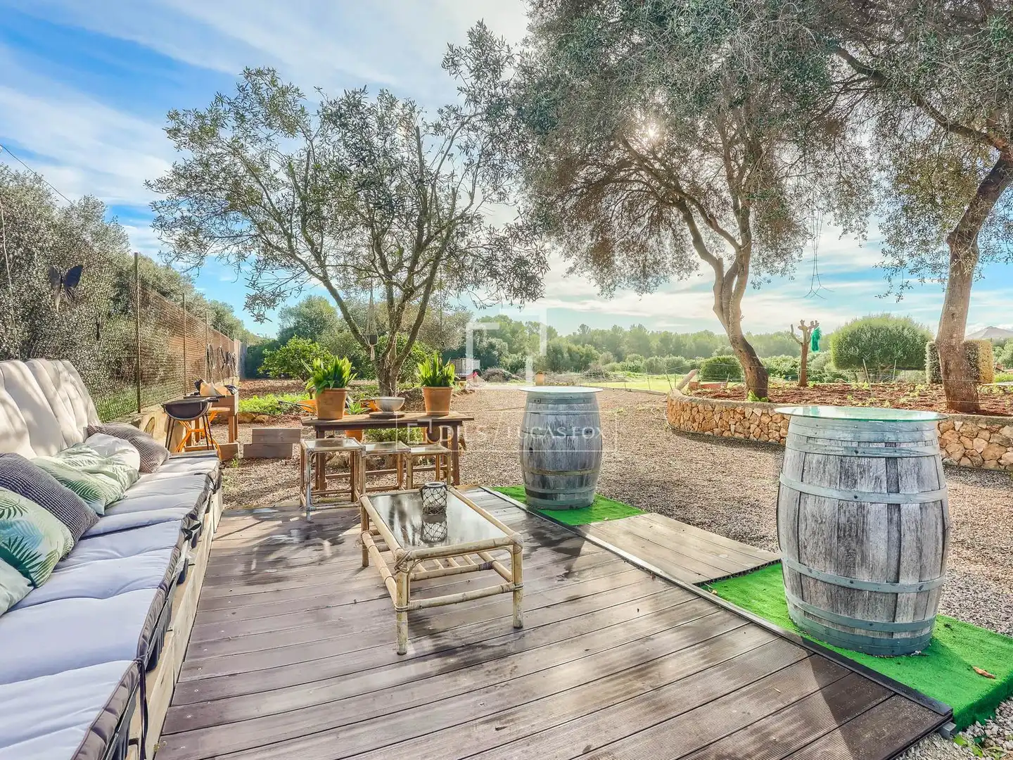 Terraza de Casa o chalet en venta en  Palma de Mallorca con Aire acondicionado, Calefacción y Jardín privado