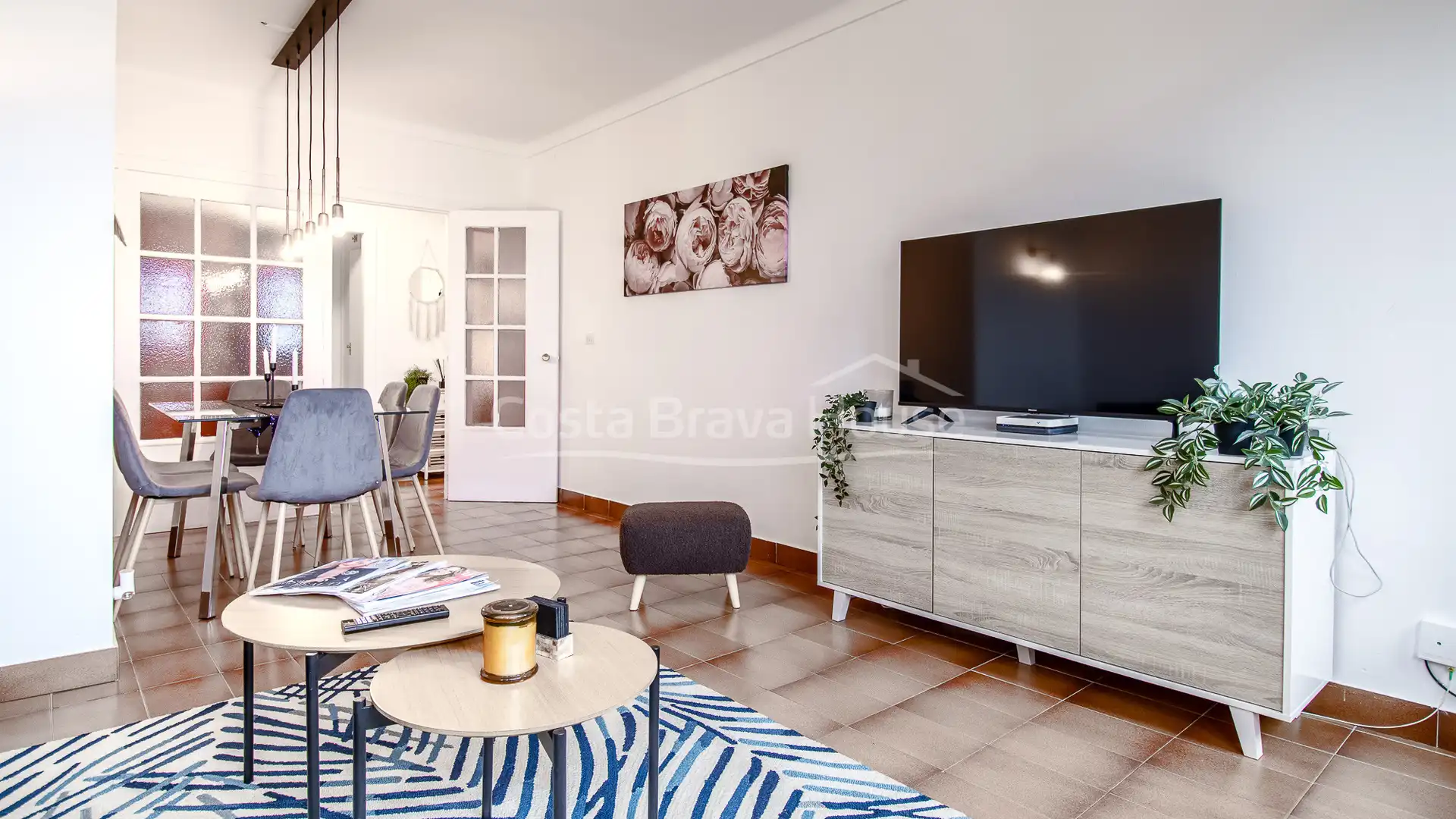 Wohnzimmer von Wohnungen zum Verkauf in Begur mit Heizung, Möbliert und Ofen