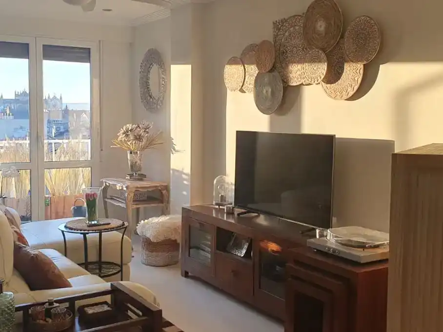 Sala de estar de Piso en venta en Vitoria - Gasteiz con Aire acondicionado