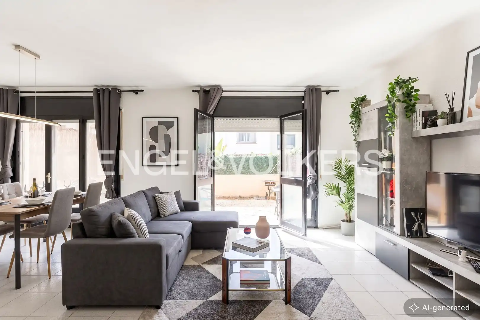 Living room of Houses for sale in Esparreguera  with Heating, Private garden and Terrace