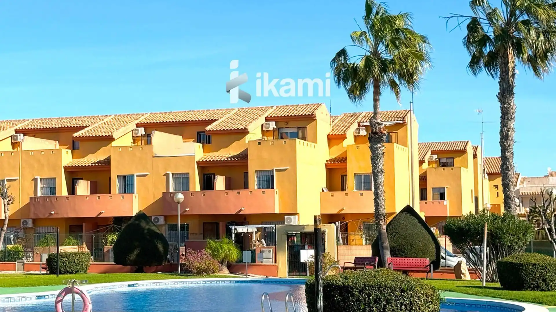 Exterior view of Single-family semi-detached for sale in Orihuela  with Air Conditioner, Swimming Pool and Furnished