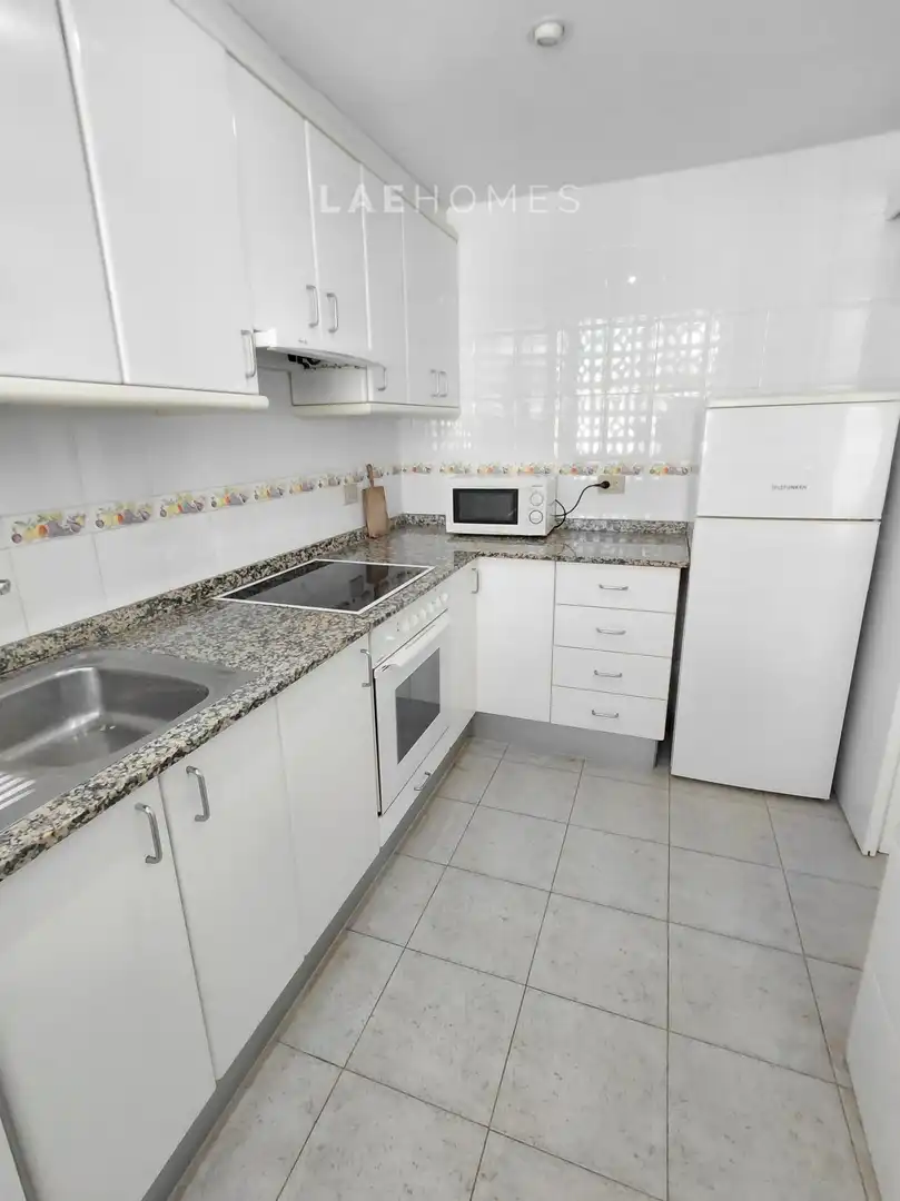 Kitchen of Apartments for rent in Benicasim / Benicàssim  with Terrace, Furnished and Community pool