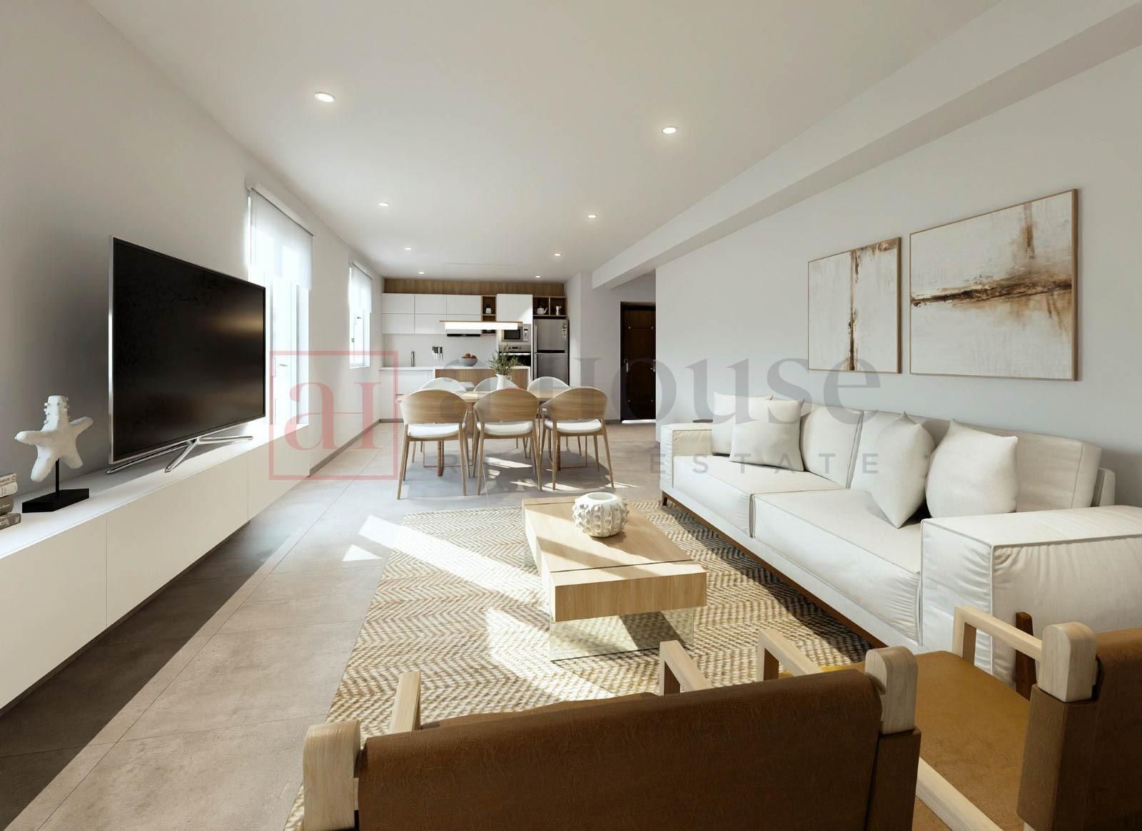 Sala de estar de Piso en venta en A Guarda   con Balcón