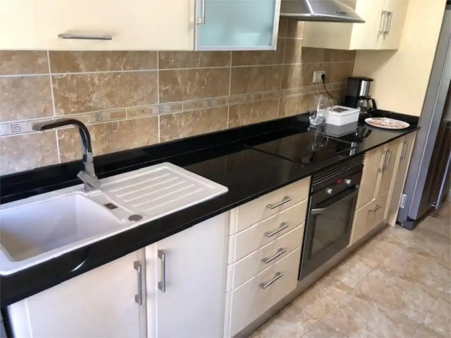 Kitchen of Flat for sale in  Valencia Capital  with Air Conditioner and Balcony