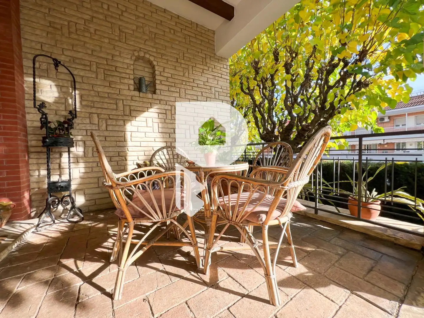 Terrassa de Casa o xalet en venda en Vallirana amb Calefacció, Jardí privat i Terrassa