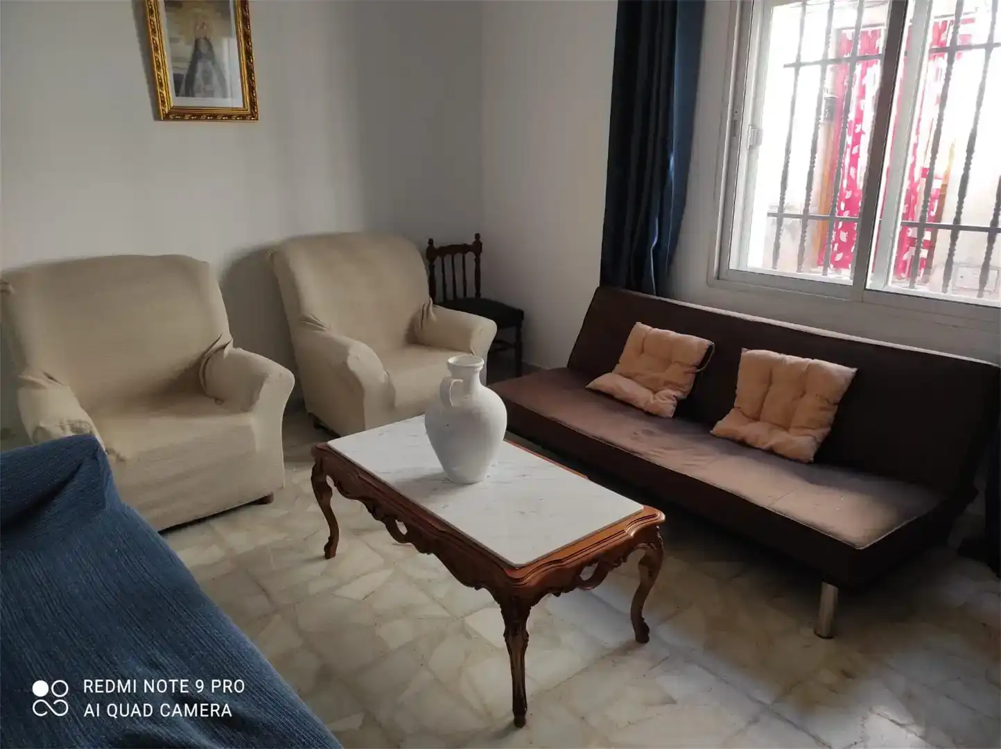 Living room of Flat for sale in Montiel  with Storage room, Furnished and Balcony