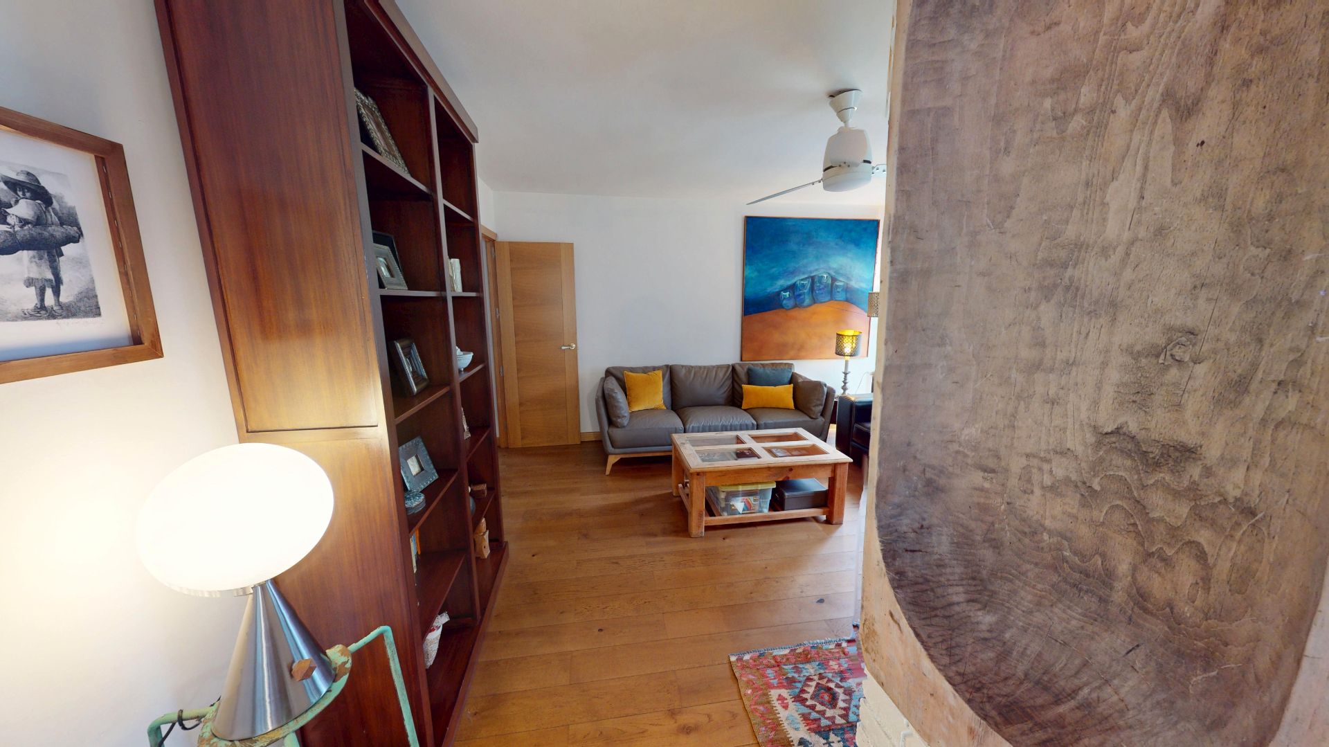 Sala d'estar de Casa o xalet en venda en Valdemorillo amb Jardí privat, Terrassa i Traster