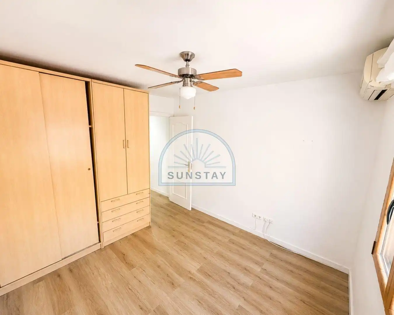 Schlafzimmer von Haus oder Chalet zur Miete in Benalmádena mit Klimaanlage, Terrasse und Abstellraum