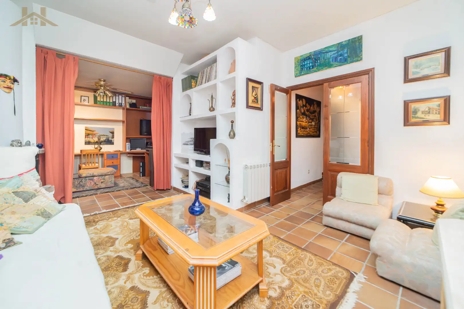 Sala de estar de Casa o chalet en venta en Boadilla del Monte con Aire acondicionado, Calefacción y Jardín privado