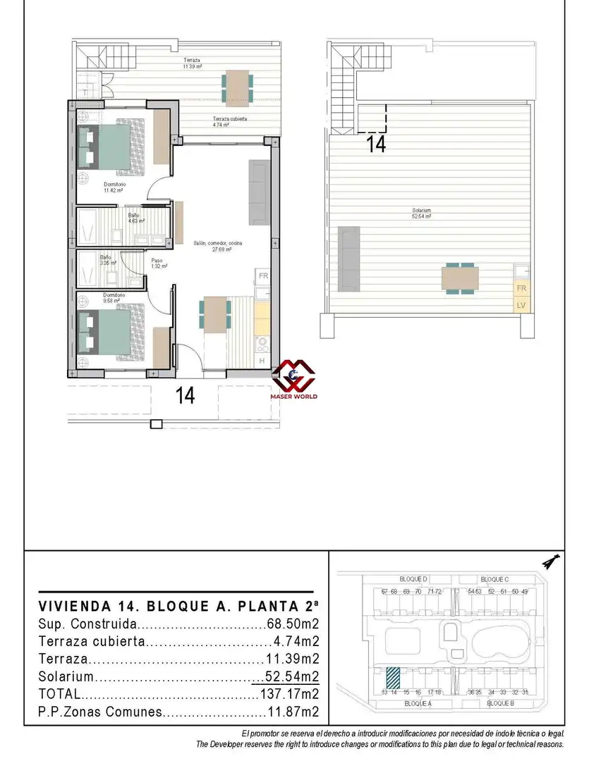 Attique avec piscine à vendre à San Cayetano, imagen 22