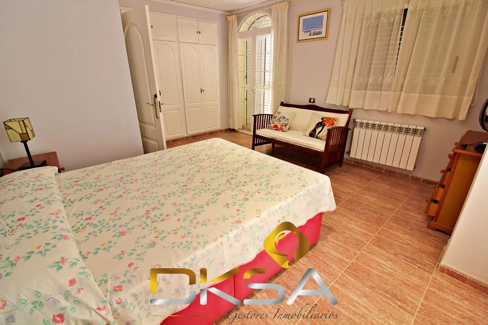 Bedroom of Houses for sale in Castellón de la Plana / Castelló de la Plana  with Air Conditioner, Heating and Private garden