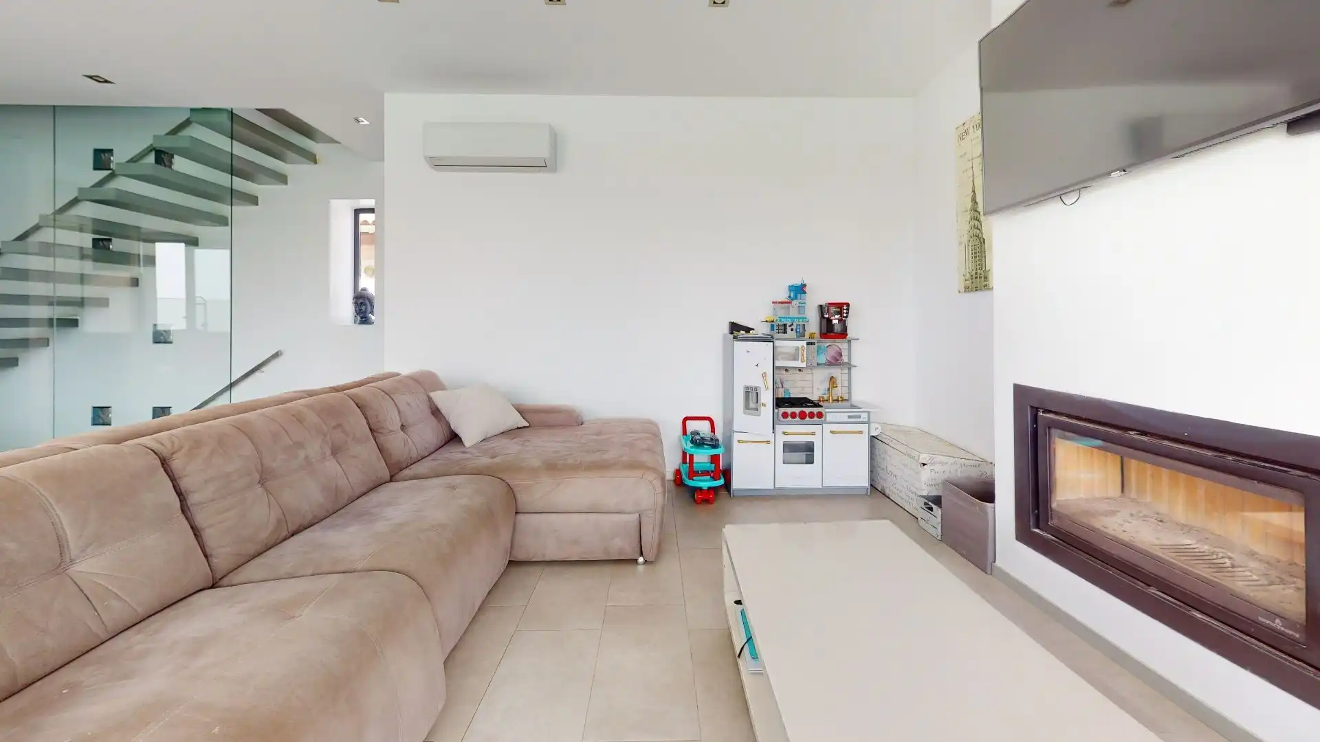 Sala de estar de Casa o chalet en venta en Águilas con Piscina
