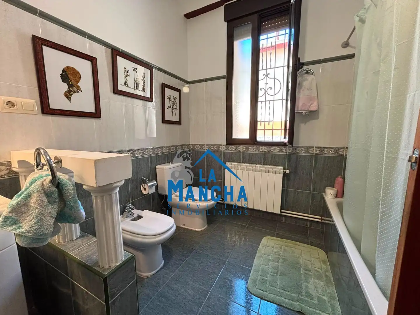 Baño de Casa o chalet en venta en Hoya-Gonzalo con Calefacción, Jardín privado y Amueblado