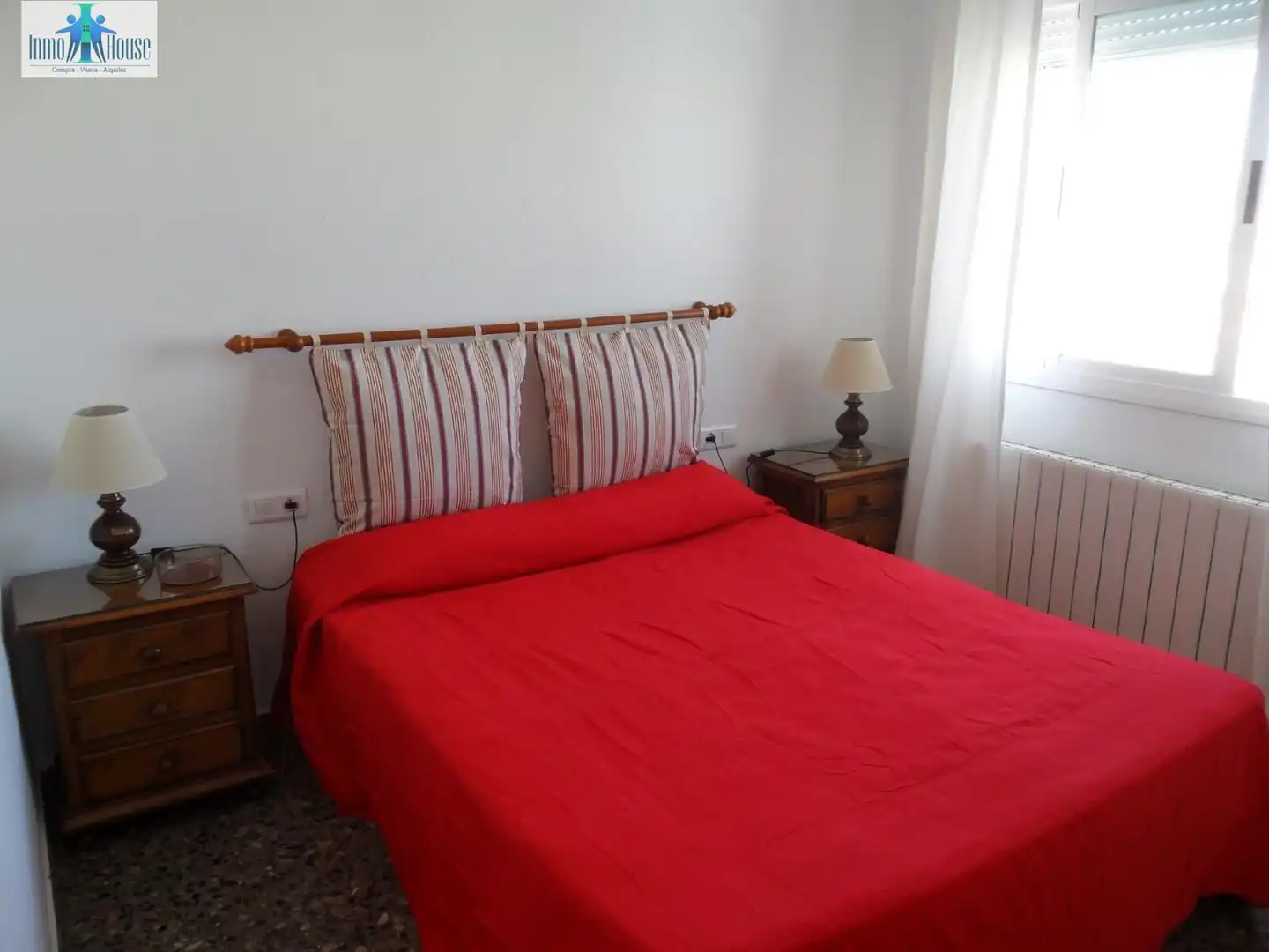 Bedroom of Flat for rent in Albacete  with Heating, Terrace and Furnished