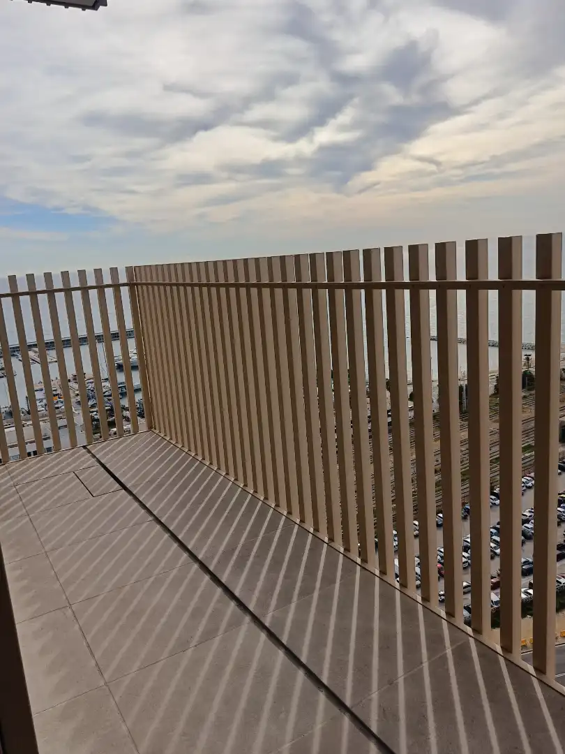 Terrasse von Wohnung zur Miete in Mataró mit Klimaanlage, Heizung und Parkett