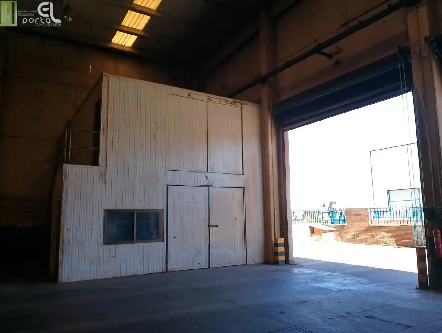 Vista exterior de Nave industrial de alquiler en Tafalla