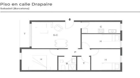 Photo 3 of Flat for sale in Carrer Drapaires Dels, Creu de Barberà, Sabadell