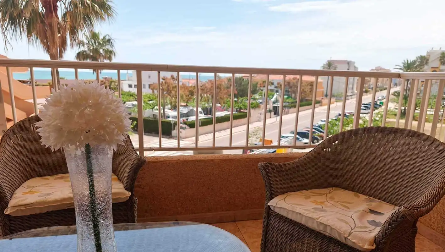 Terraza de Apartamento en venta en Xeraco con Aire acondicionado, Calefacción y Jardín privado