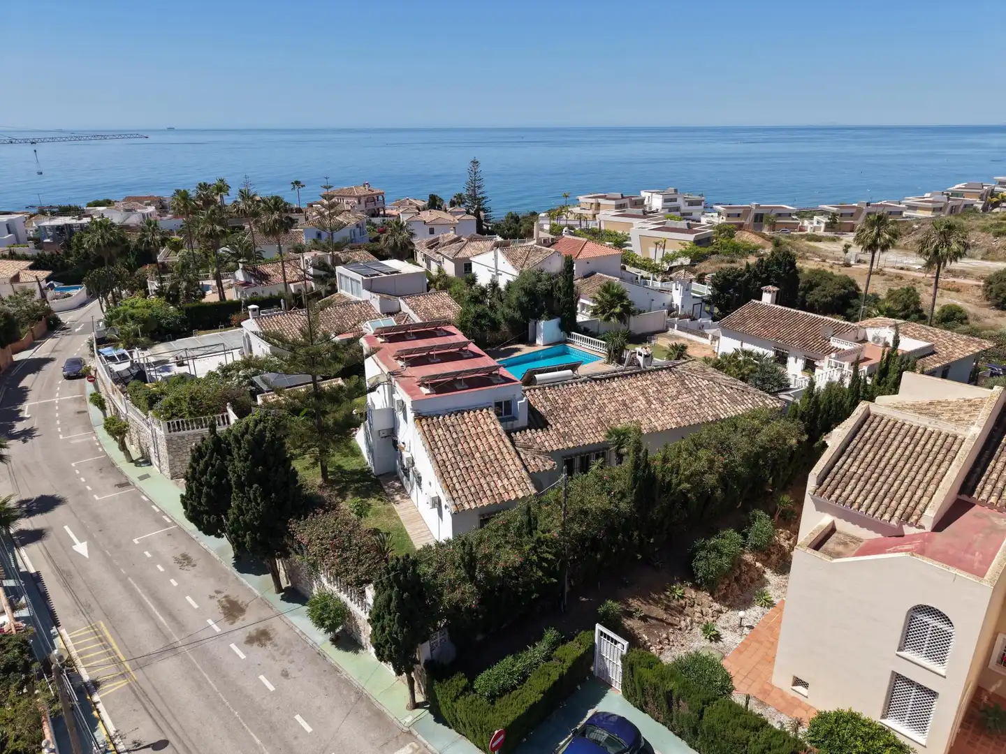 Vista exterior de Finca rústica en venda en Mijas