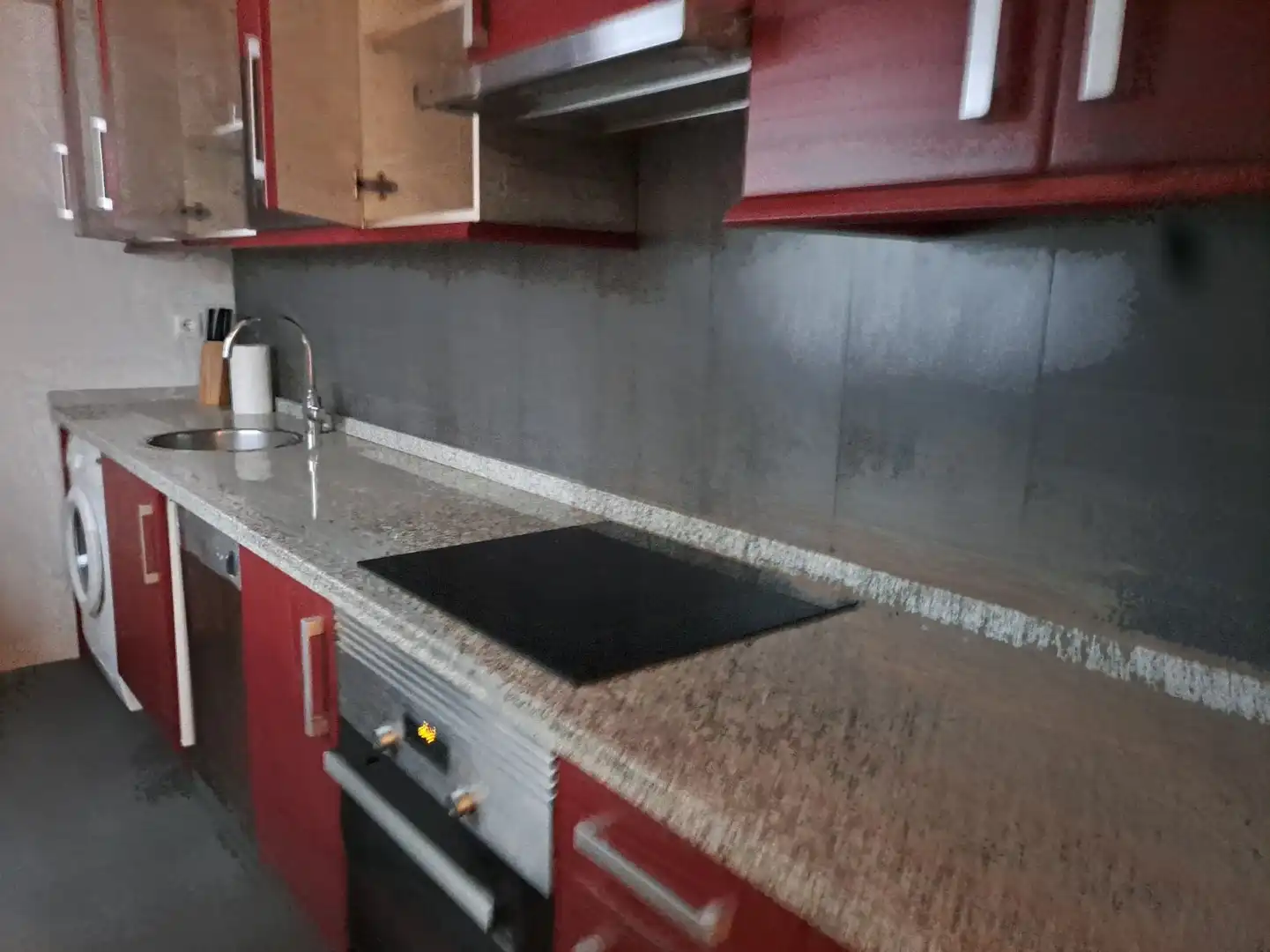 Küche von Wohnung zur Miete in Oviedo  mit Möbliert und Balkon