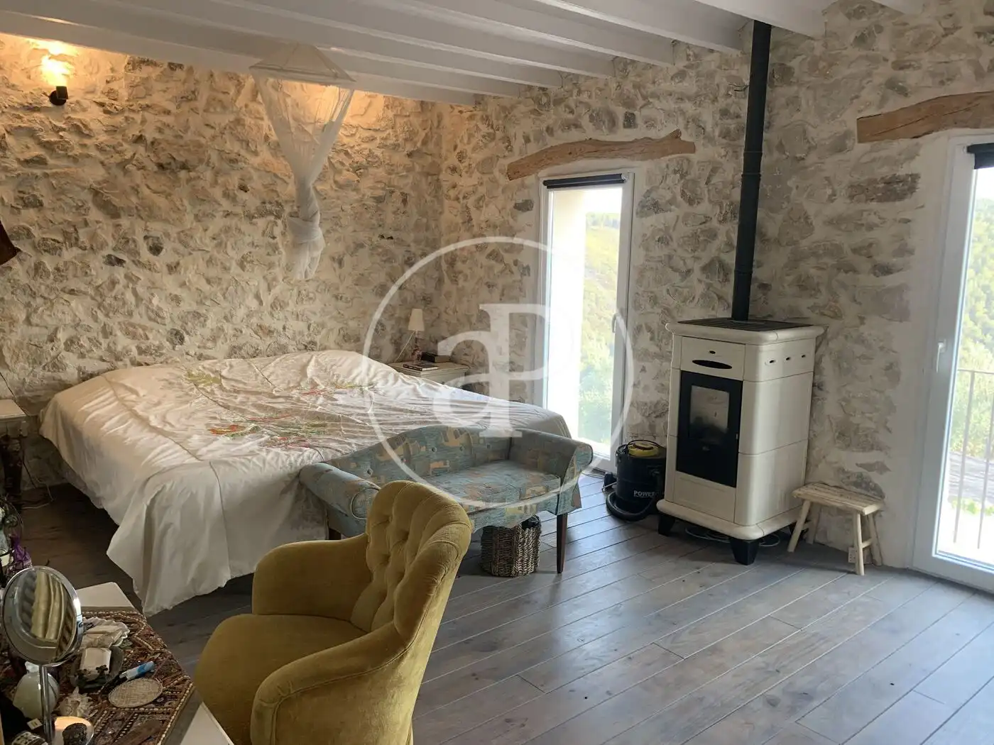 Sala d'estar de Finca rústica en venda en Torremanzanas / La Torre de les Maçanes amb Calefacció, Jardí privat i Terrassa