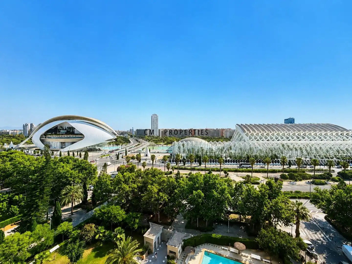 Vista exterior de Pis de lloguer en Valencia amb Aire condicionat, Calefacció i Piscina