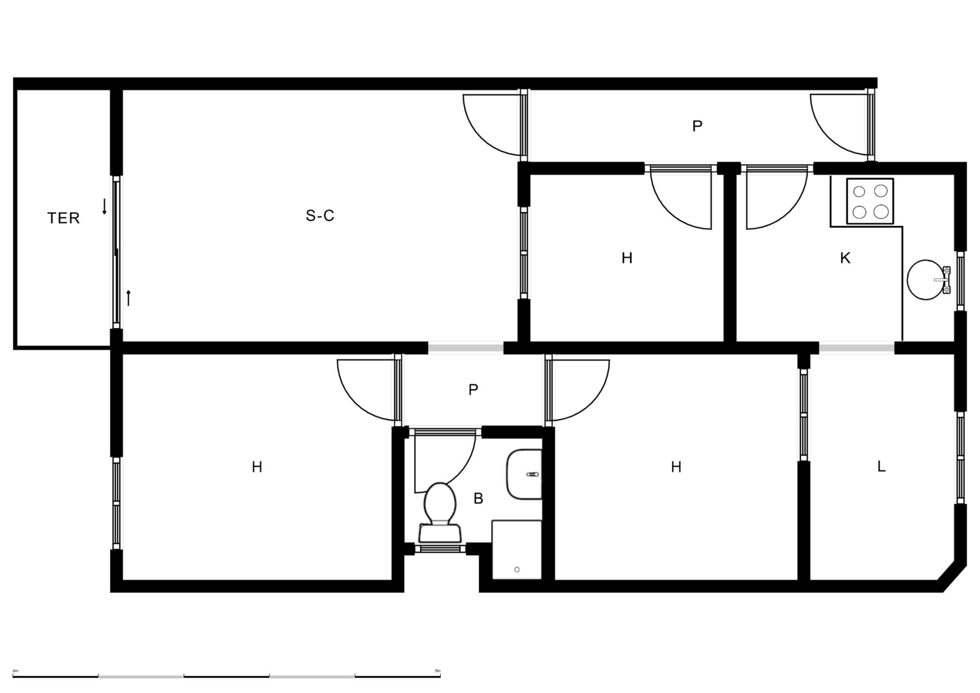 Flat for sale in Badalona  with Terrace