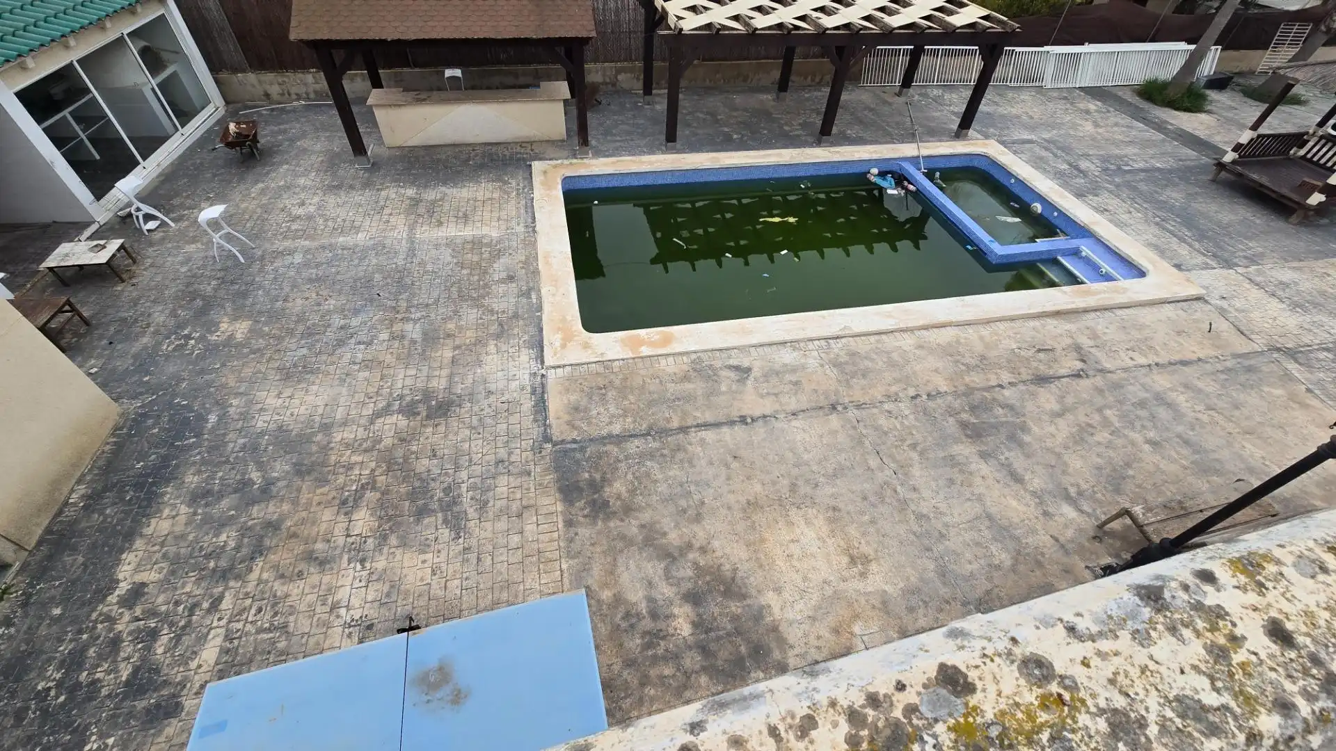 Piscina de Casa o xalet en venda en Elche / Elx amb Aire condicionat, Terrassa i Traster