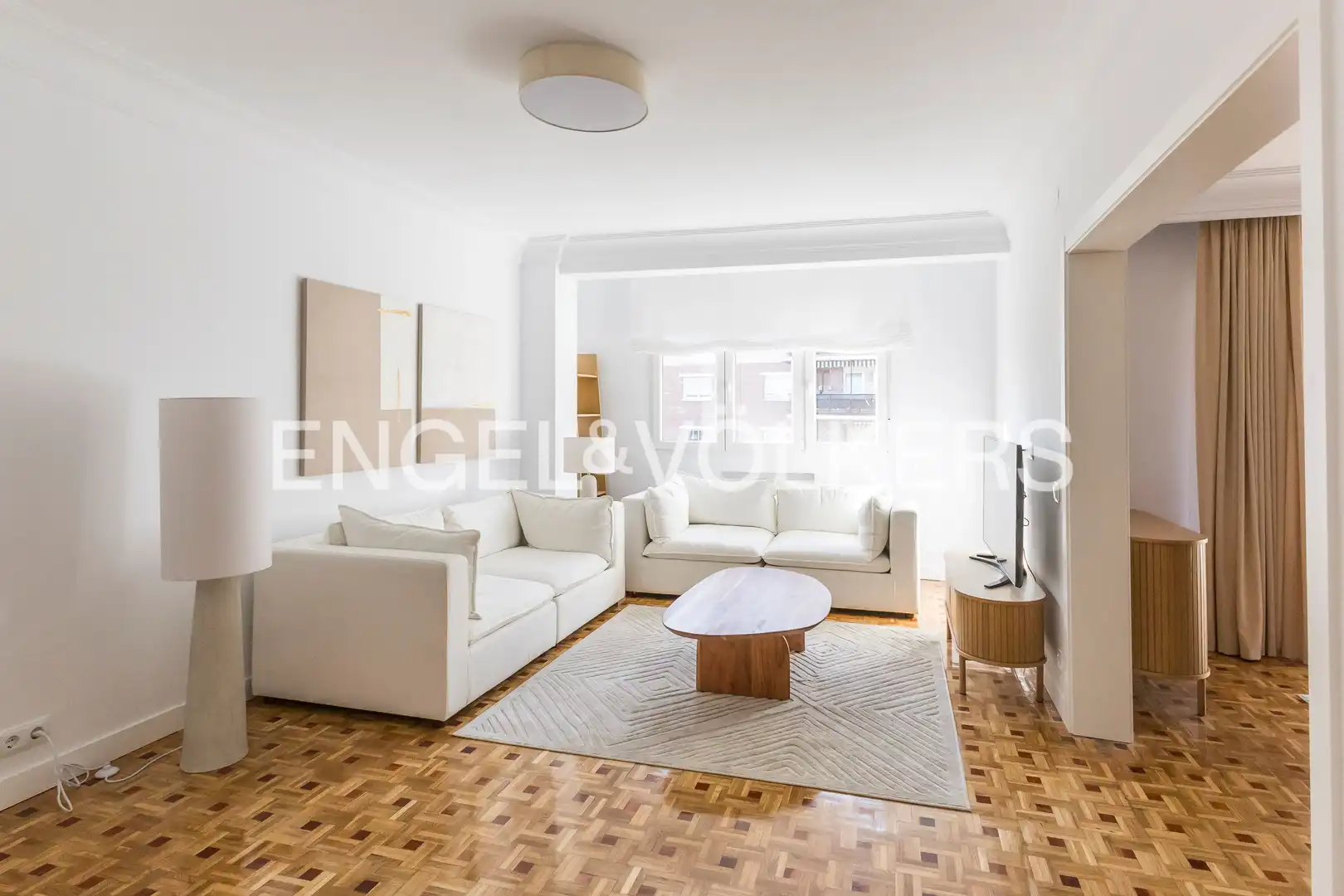 Sala de estar de Piso de alquiler en Chamartín