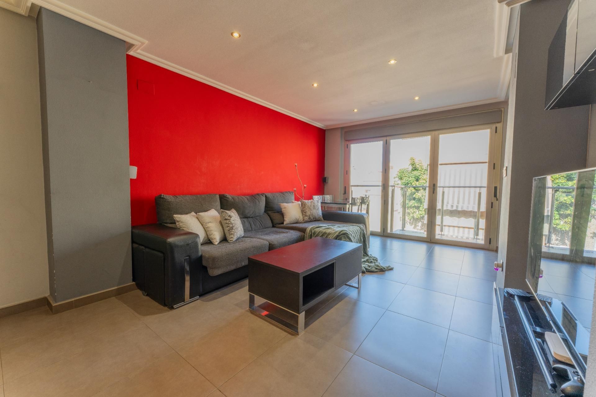 Living room of Flat for sale in Elche / Elx  with Air Conditioner and Balcony