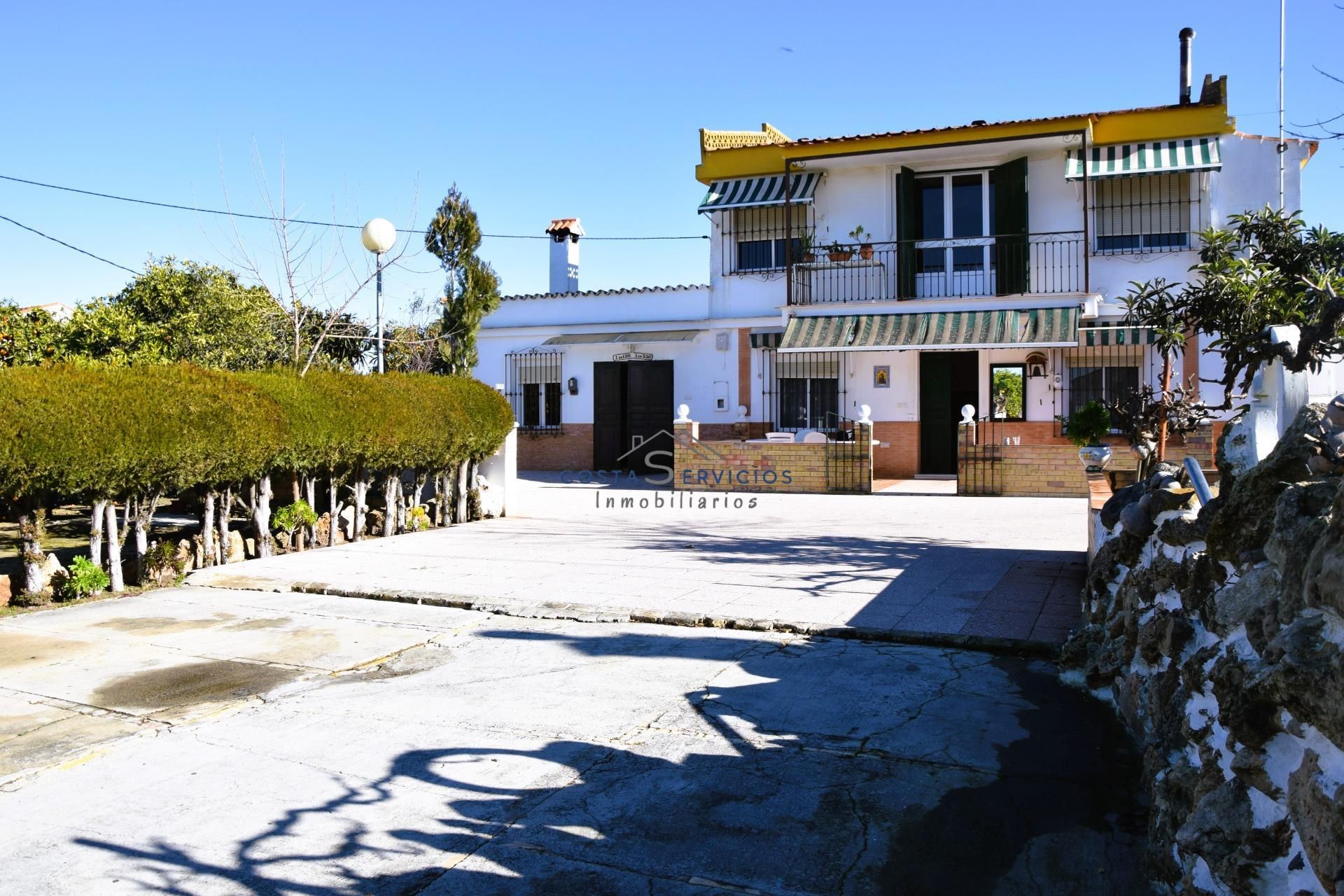 Außenansicht von Country house zum verkauf in Villarrasa mit Heizung, Privatgarten und Terrasse