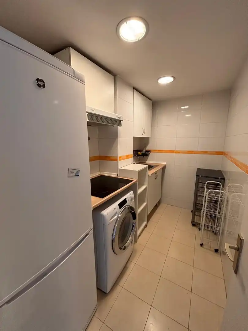 Küche von Wohnung zur Miete in Madrid mit Heizung, Parkett und Terrasse