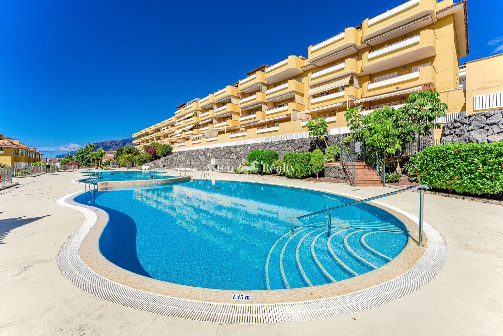 Swimming pool of Flat for sale in Santiago del Teide  with Air Conditioner, Private garden and Terrace