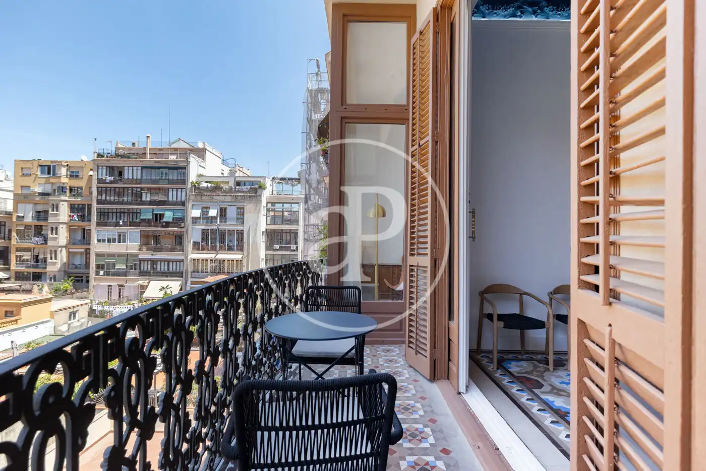 Terrasse von Wohnung zur Miete in Barcelona mit Klimaanlage, Heizung und Möbliert