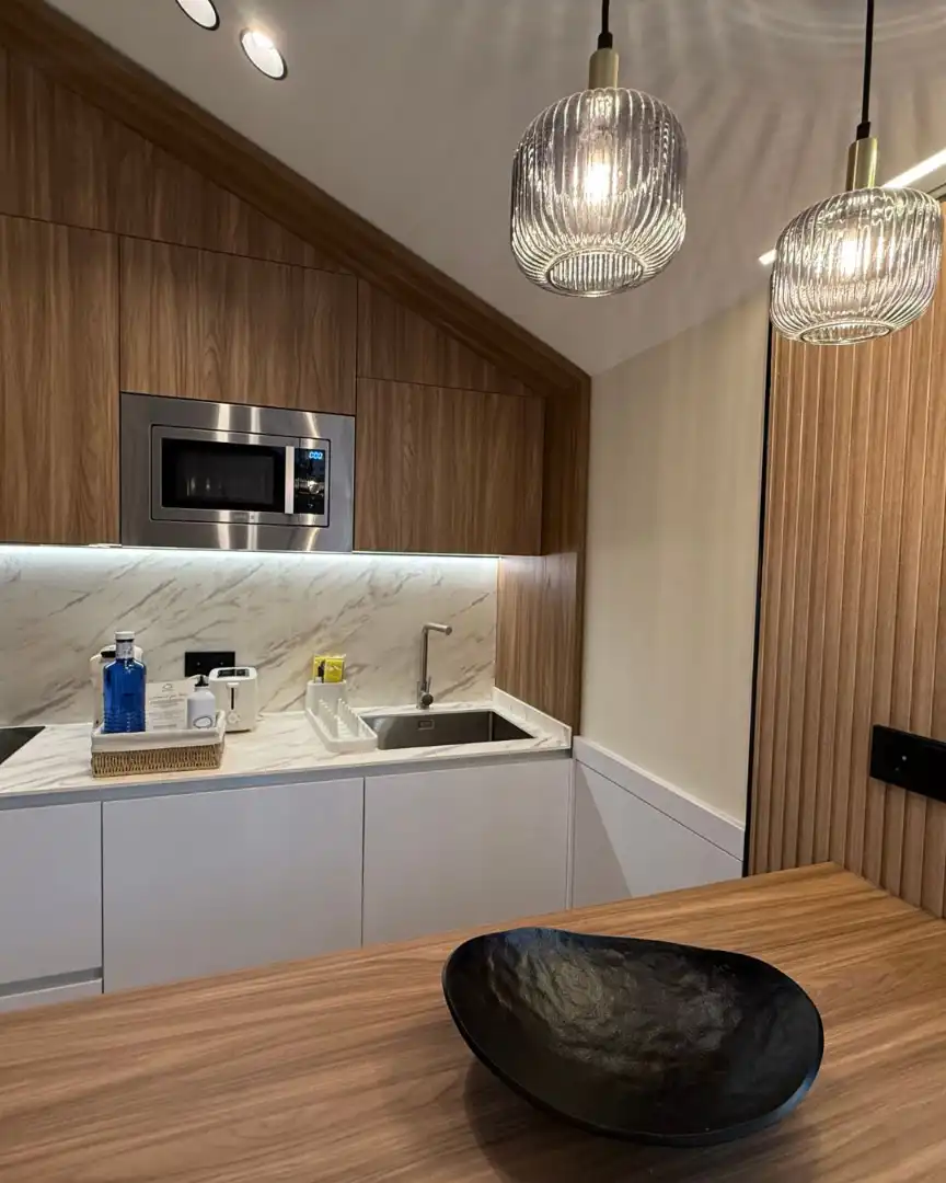 Cocina de Ático de alquiler en Madrid con Aire acondicionado, Calefacción y Terraza