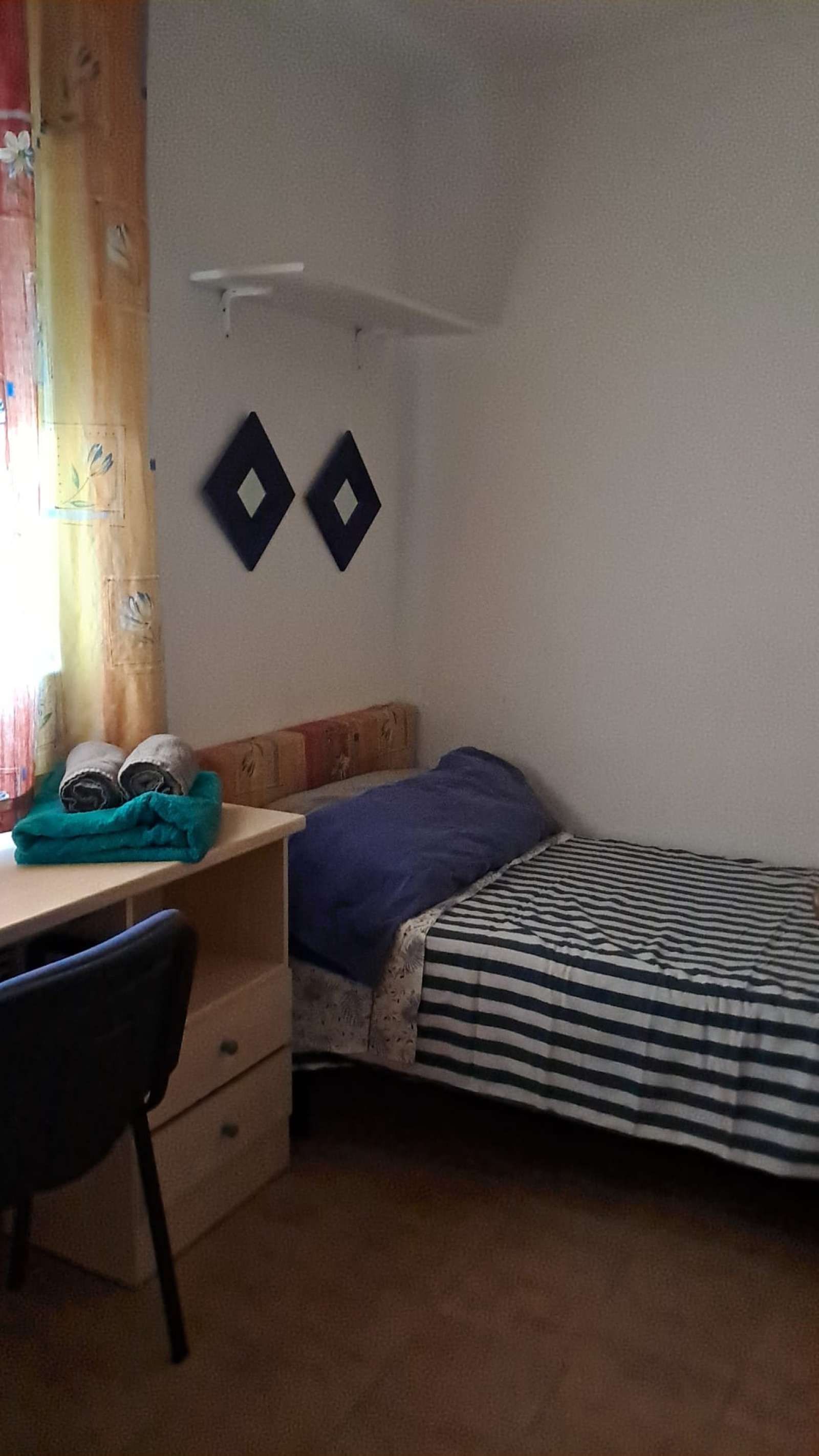 Bedroom of Flat to share in  Madrid Capital  with Air Conditioner, Heating and Terrace